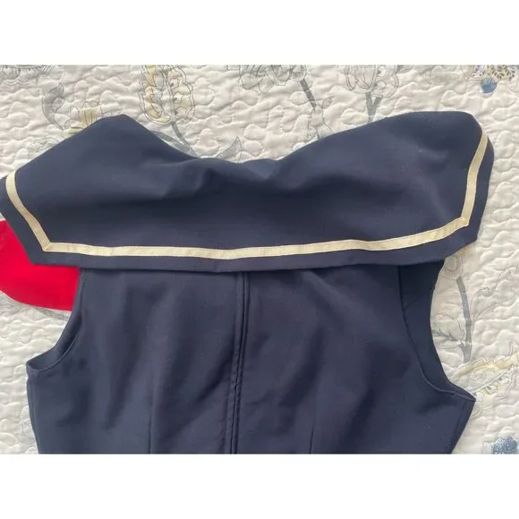 ✨ Vintage Chic “Sweet Sails” Navy Sailor Swing Dress – Size 3XL ✨ - Picture 8 of 10